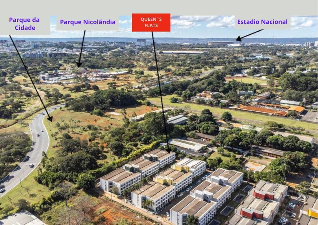 Queen'S Flats, Flat Executivo Proximo A Esplanada E Ao Aeroporto Brasília Buitenkant foto